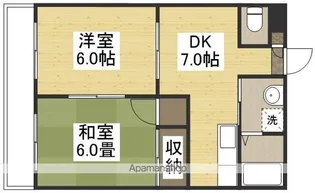 ベイシティ洲崎A【302号室】の間取り