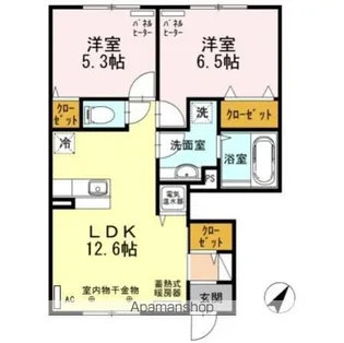 BRILLER【1階】の間取り