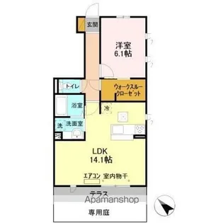 アルバ【1階】の間取り