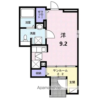 エスポワール森が丘【1階】の間取り