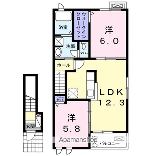 メゾン・ネオM Ⅰ【2階】の間取り