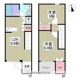 アンジュエールA【1階】の間取り