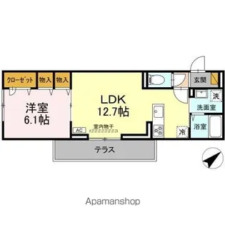 トリシア花水木 M【1階】の間取り