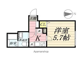 ルクシア桜ヶ丘【2階】の間取り