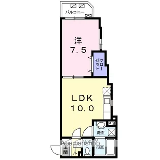 アウローラ【2階】の間取り