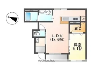 セゾン【1階】の間取り