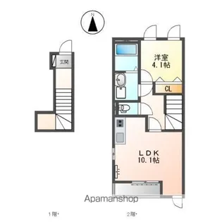 アーバンハウス・TⅢ【2階】の間取り