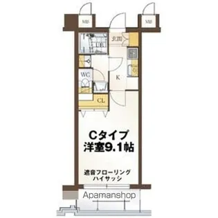 リビングステージ広瀬川【1階】の間取り