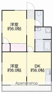 サンシティF【210号室】の間取り