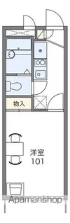 レオパレスアザレア【2階】の間取り