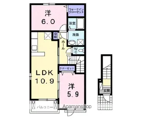 リバティ 11【2階】の間取り