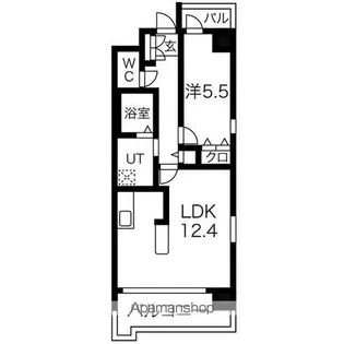 ソラナ平安【4階】の間取り