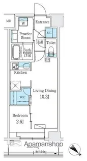 Urban Breeze 巣鴨【2階】の間取り