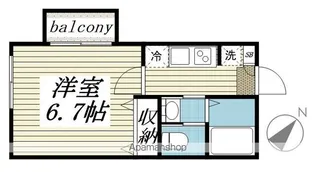 セカンドダウン【2階】の間取り