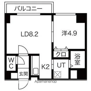 エクセレントプレイス宮の沢【6階】の間取り