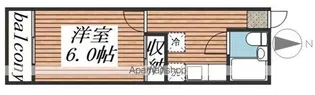 Kハイツ山田【2階】の間取り