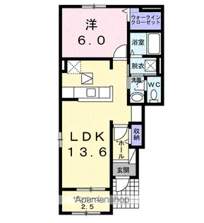グレーシア【1階】の間取り