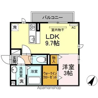 スクエアコート【2階】の間取り