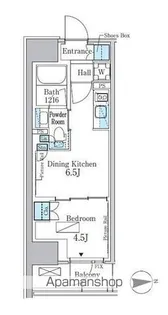 パークアクシス新宿百人町【1階】の間取り