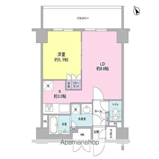 コンフォリア春日富坂【11階】の間取り