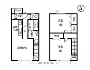 アンジュールⅠ【A号室】の間取り