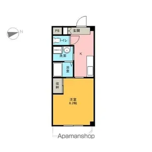 リバティ天神【306号室】の間取り
