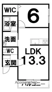 BRUNO(ブローノ)【3階】の間取り