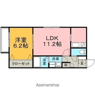 ヴィラージュ【2階】の間取り