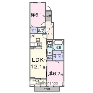 「仮称」シエルクラス古川【1階】の間取り