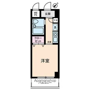 アムス川崎(旧モナークマンション川崎)【4階】の間取り