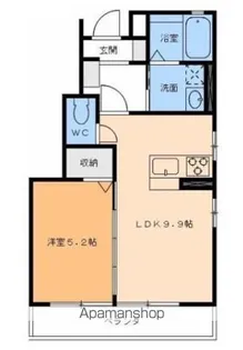 グランツハイム【1階】の間取り