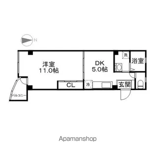 リヴェール吹上【303号室】の間取り