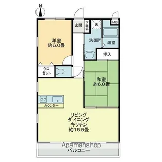 フォブール太田南【2階】の間取り