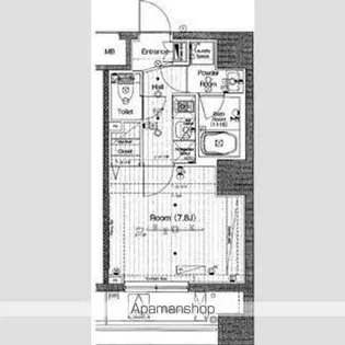 ブライズ神楽坂【2階】の間取り