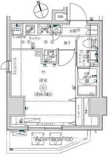 イアース亀戸【2階】の間取り