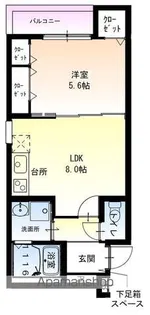 フジパレス豊中岡町ノース【2階】の間取り