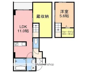 ベルリードⅠ【1階】の間取り