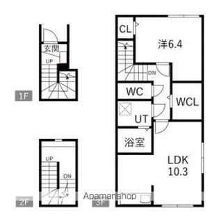 エテルノ松見町【301号室】の間取り
