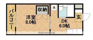 ハイツ中島【3階】の間取り