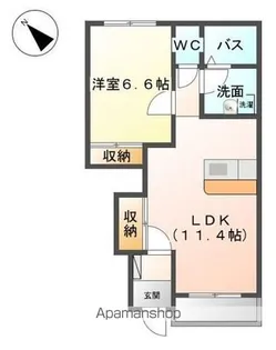 ソフィア【1階】の間取り