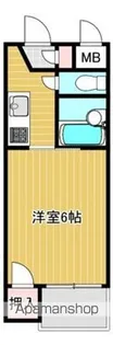 シャトレ足原【101号室】の間取り