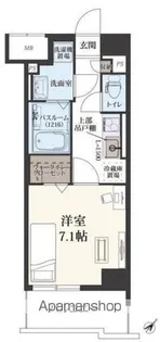 ドゥ バーグ渡辺通【8階】の間取り