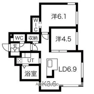 ROPAN【4階】の間取り
