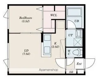 SーRESIDENCE厚別南【301号室】の間取り