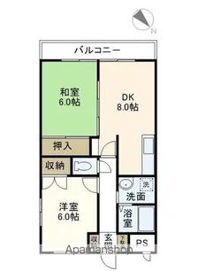 メゾンカワベ【1階】の間取り