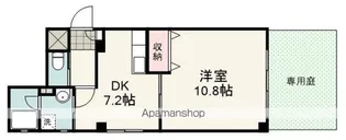 グリーンヒルくさなぎ【102号室】の間取り