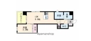 リヴァイン博多駅南【603号室】の間取り