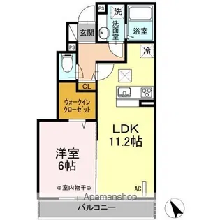 ウェストグランツ Ⅰ【1階】の間取り