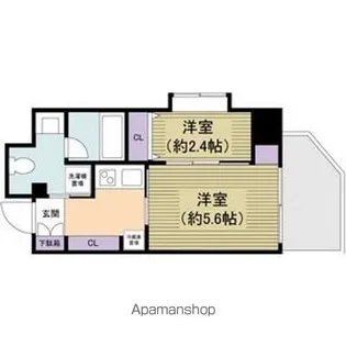 レジディア丸の内【4階】の間取り