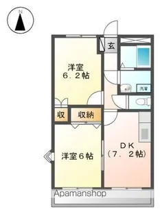 ジュノー【2階】の間取り